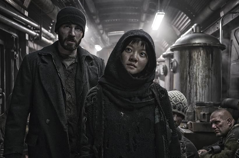 Chris Evans and Ko Ah-sung in Snowpiercer (2013)