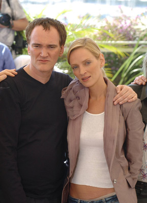 Quentin Tarantino and Uma Thurman at an event for Kill Bill: Vol. 2 (2004)