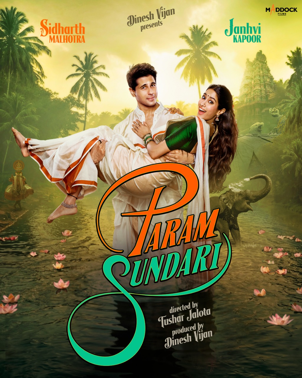 Param Sundari Review, Param Sundari , Sidharth Malhothra, Janhvi Kapoor