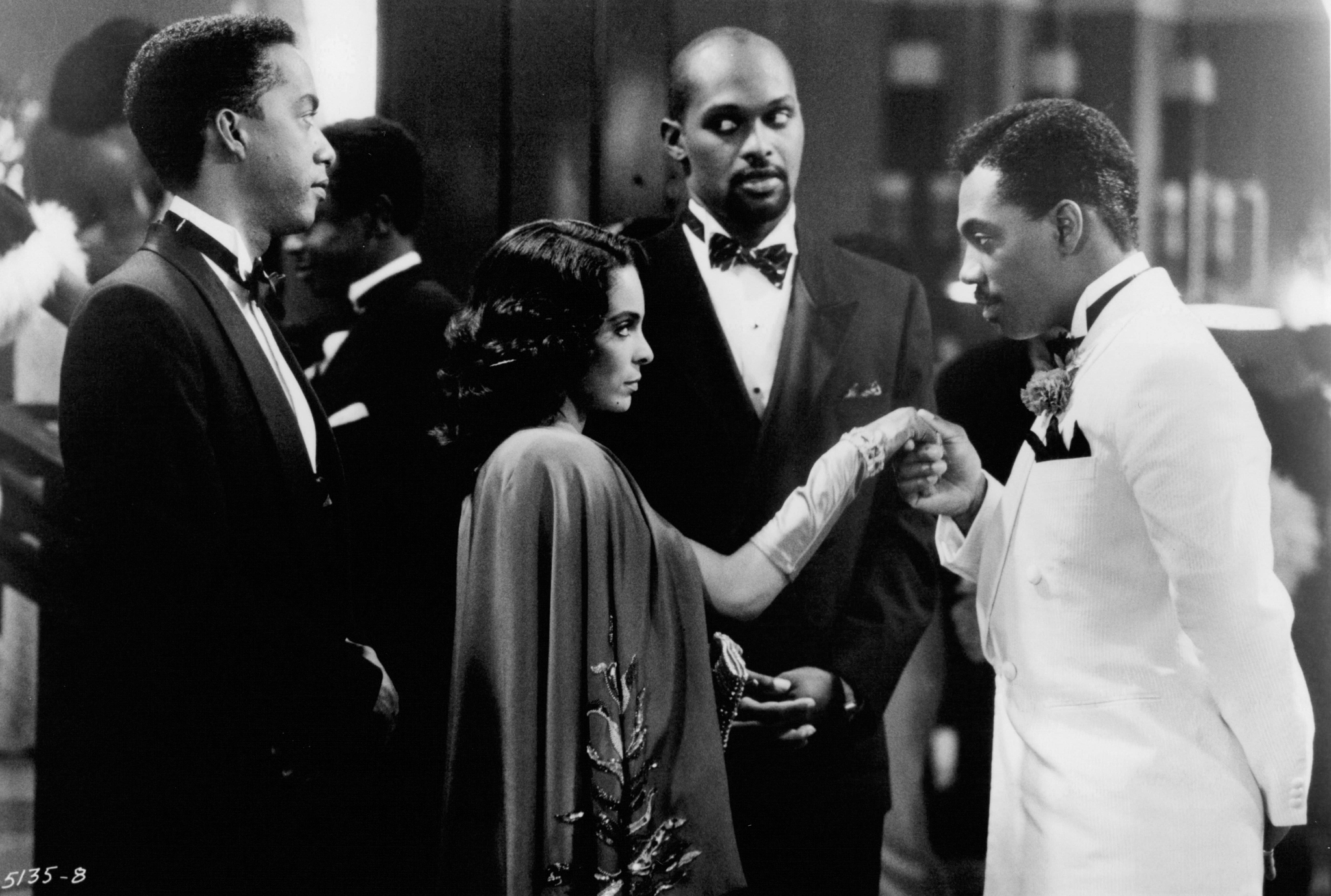 Eddie Murphy, Jasmine Guy, Thomas Mikal Ford, and Miguel A. Núñez Jr. in Harlem Nights (1989)