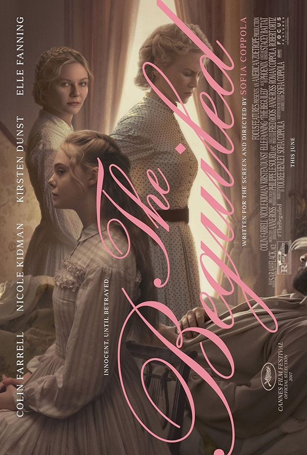 Movie poster for THE BEGUILED (UA rated)
