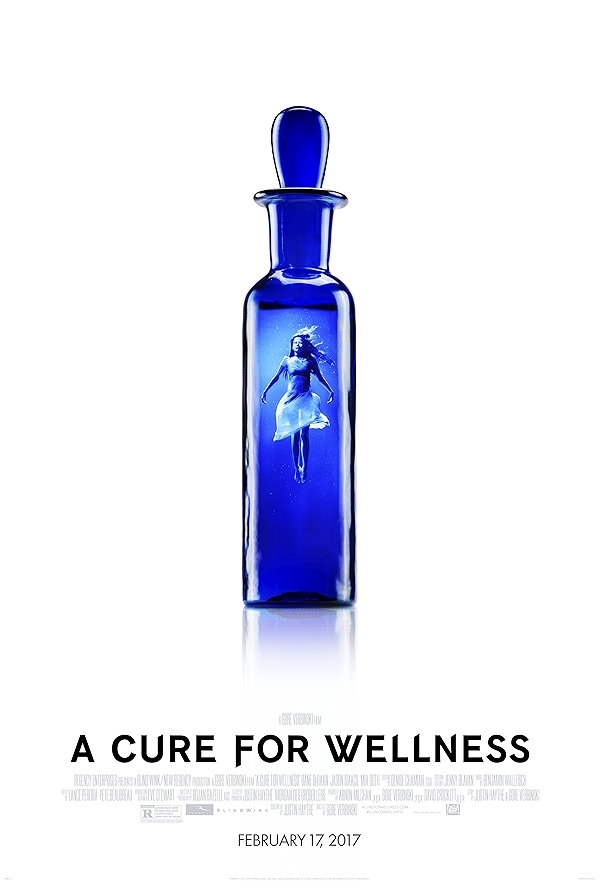 Movie poster for A CURE FOR WELLNESS (UA rated)