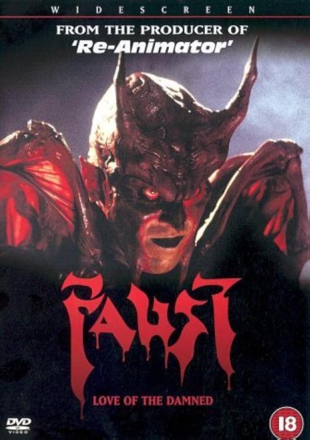 レア　90s ホラー　ダークファンタジー映画　特大　FAUSTポスターファウスト レア 90s ホラー ダークファンタジー映画 特大 FAUSTポスター