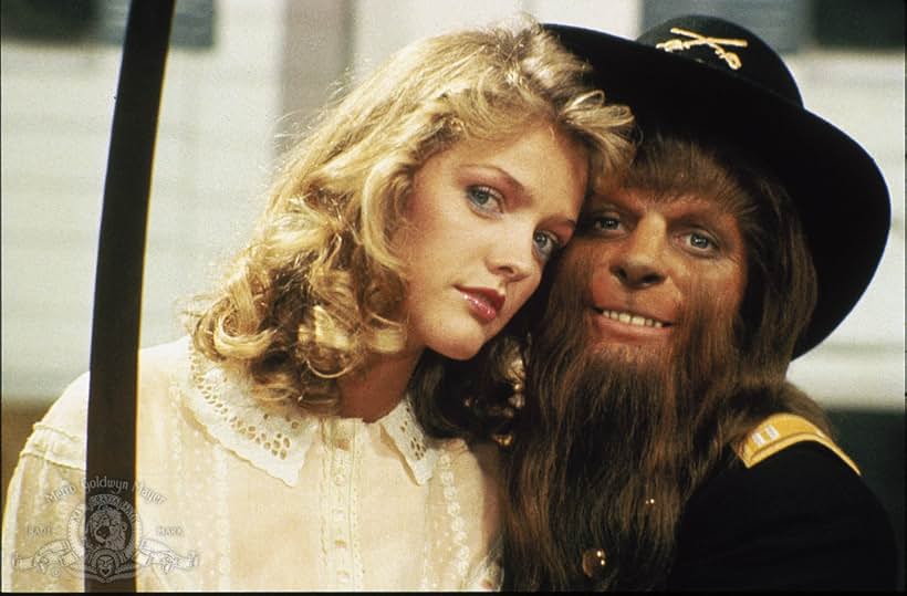 Michael J. Fox and Lorie Griffin in Teen Wolf (1985)