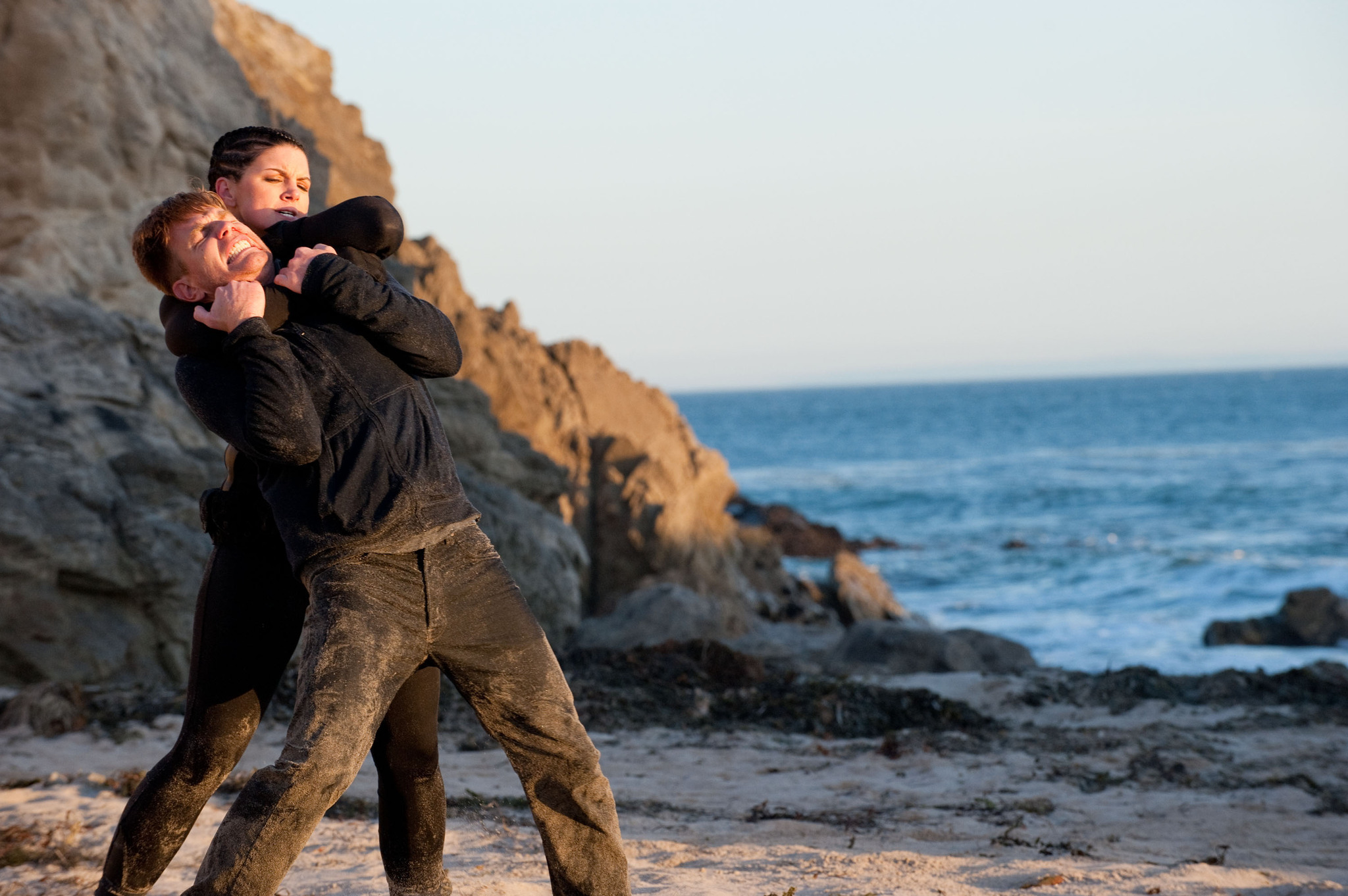 Ewan McGregor and Gina Carano in Haywire (2011)