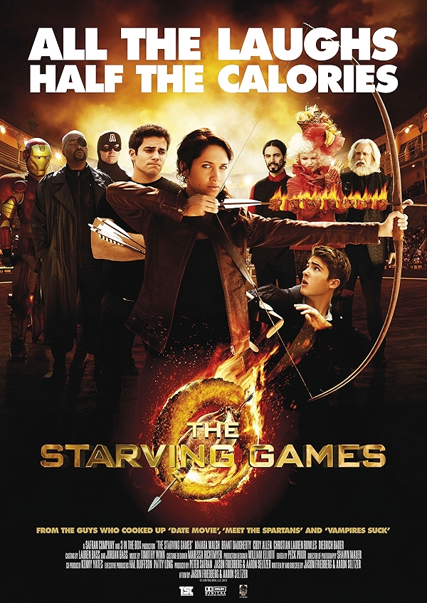 Movie poster for THE STARVING GAMES (UA rated)