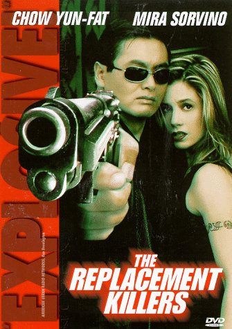 Mira Sorvino and Chow Yun-Fat in The Replacement Killers (1998)