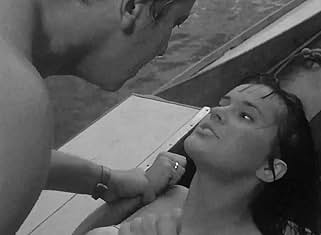 Leon Niemczyk and Jolanta Umecka in Knife in the Water (1962)