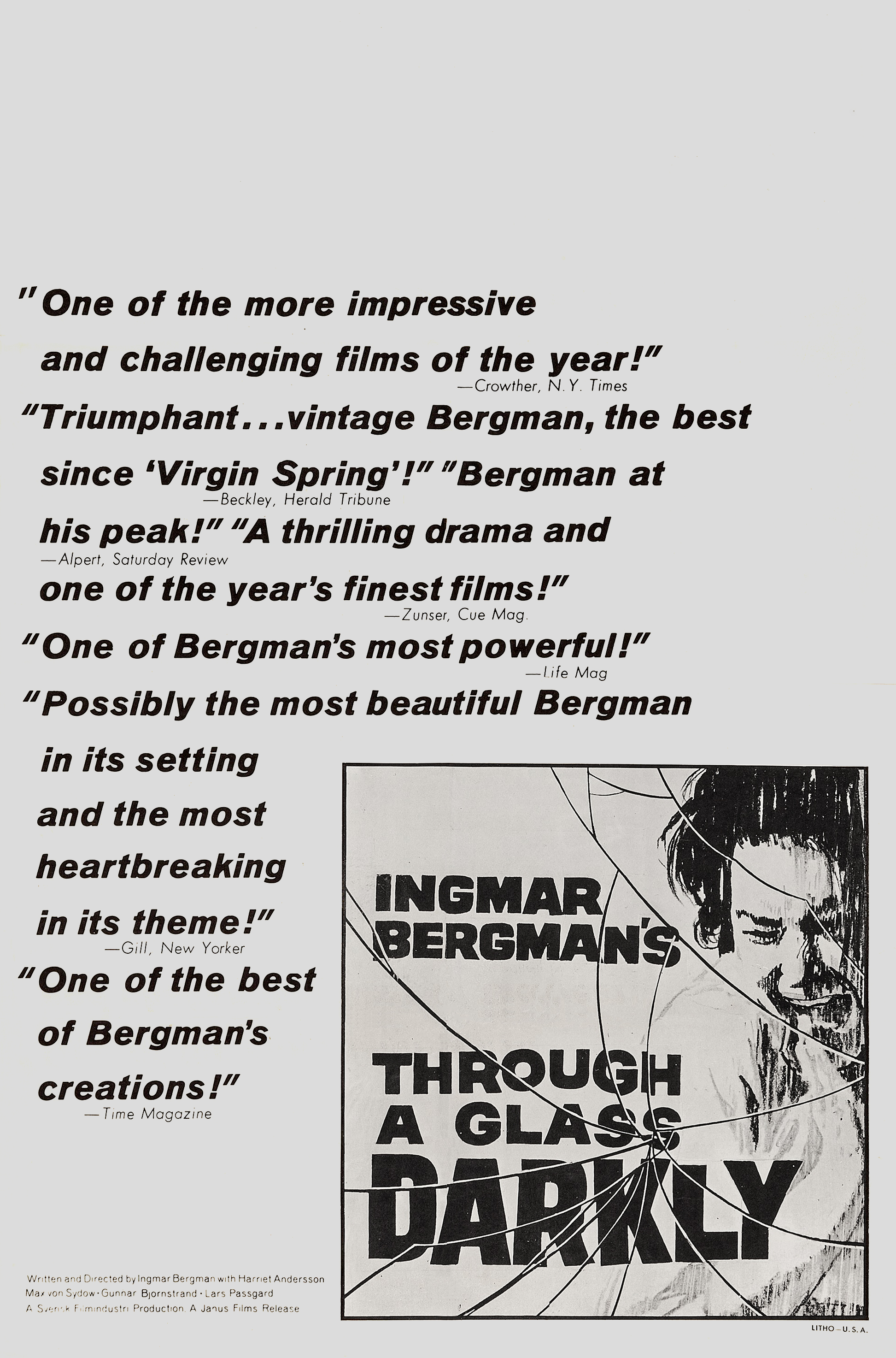 Poster of Through a Glass Darkly