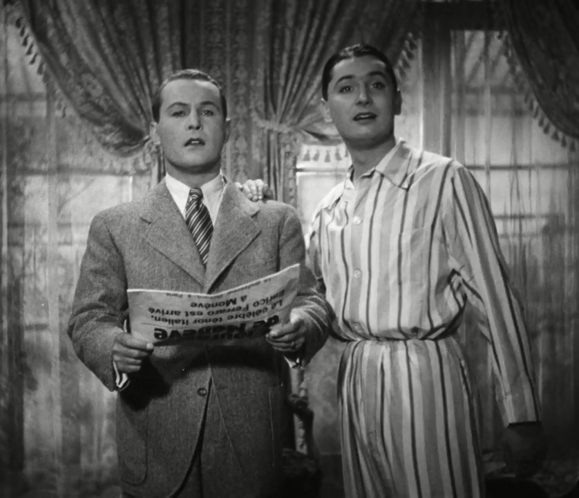 Pierre Brasseur and Jan Kiepura in La chanson d'une nuit (1932)