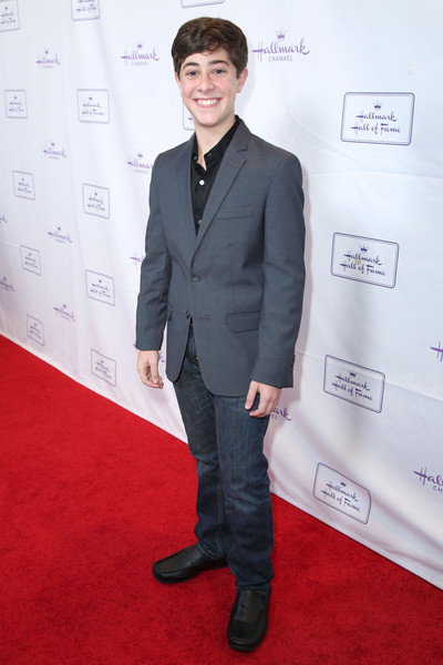 Jaren Lewison on the red carpet at the premiere of Hallmark Hall of Fame's "Away and Back" 