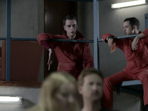 Joe Gilgun and Nathan McMullen in Misfits (2009)