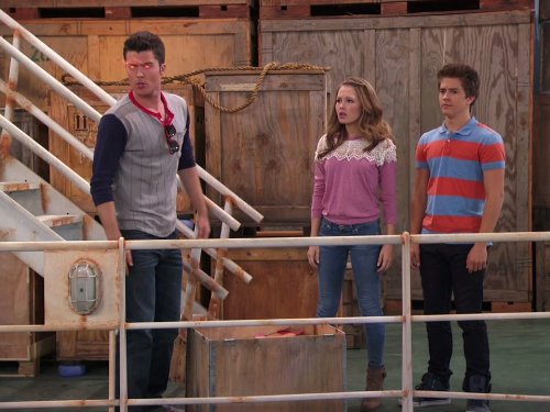 Kelli Berglund, William Brent, and Spencer Boldman in Lab Rats (2012)