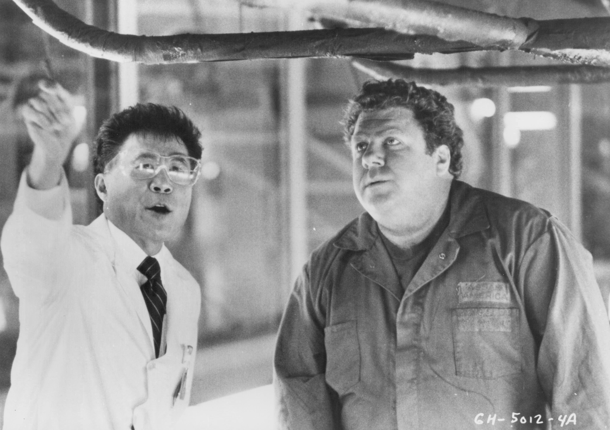 George Wendt and Sab Shimono in Gung Ho (1986)