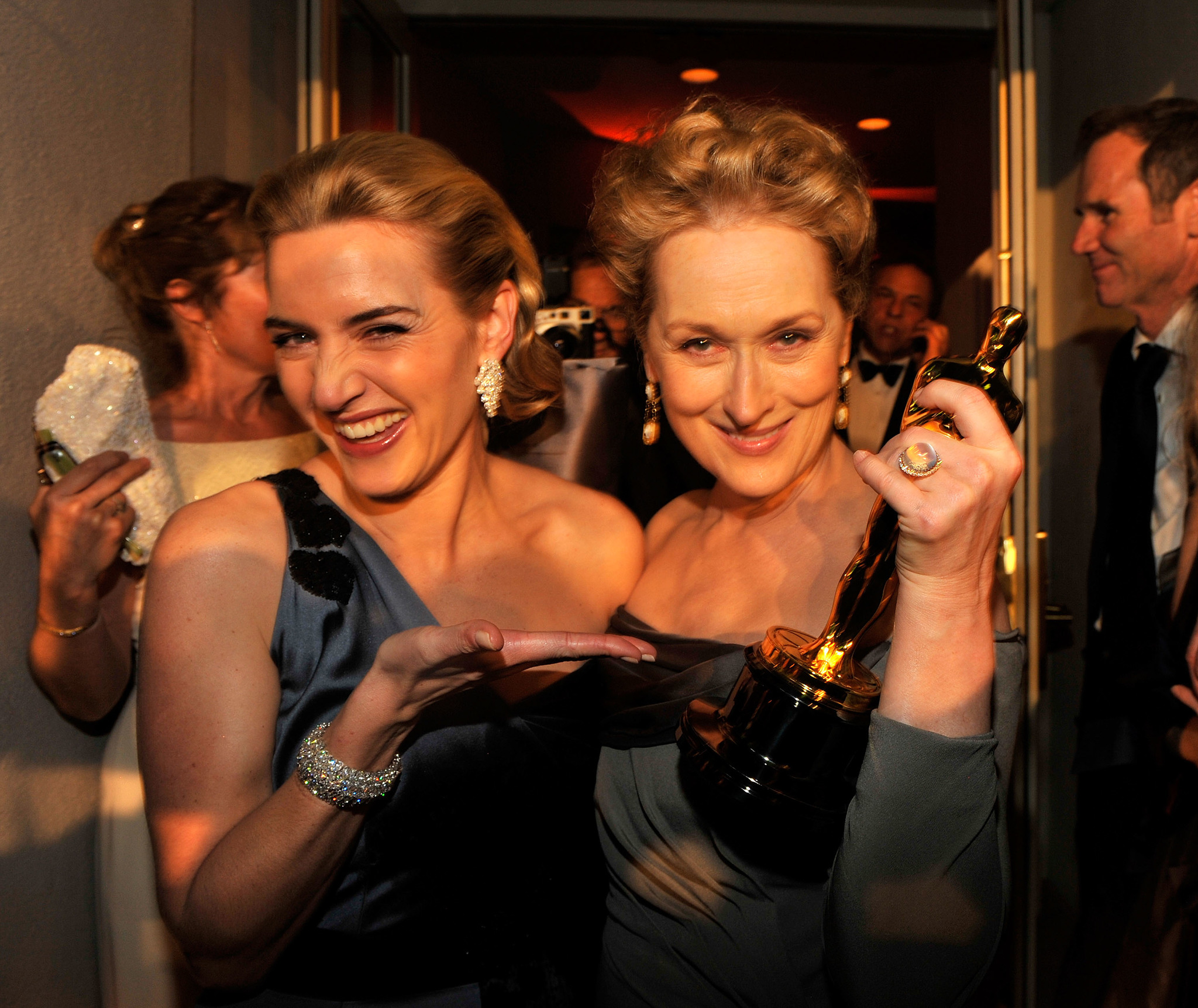 Meryl Streep and Kate Winslet at an event for The 81st Annual Academy Awards (2009)