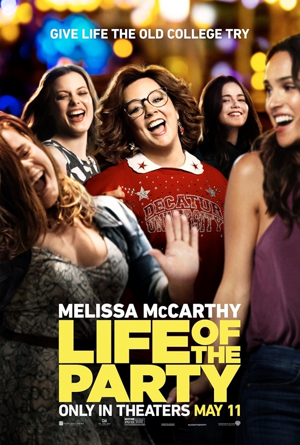 Movie poster for LIFE OF THE PARTY' (UA rated)
