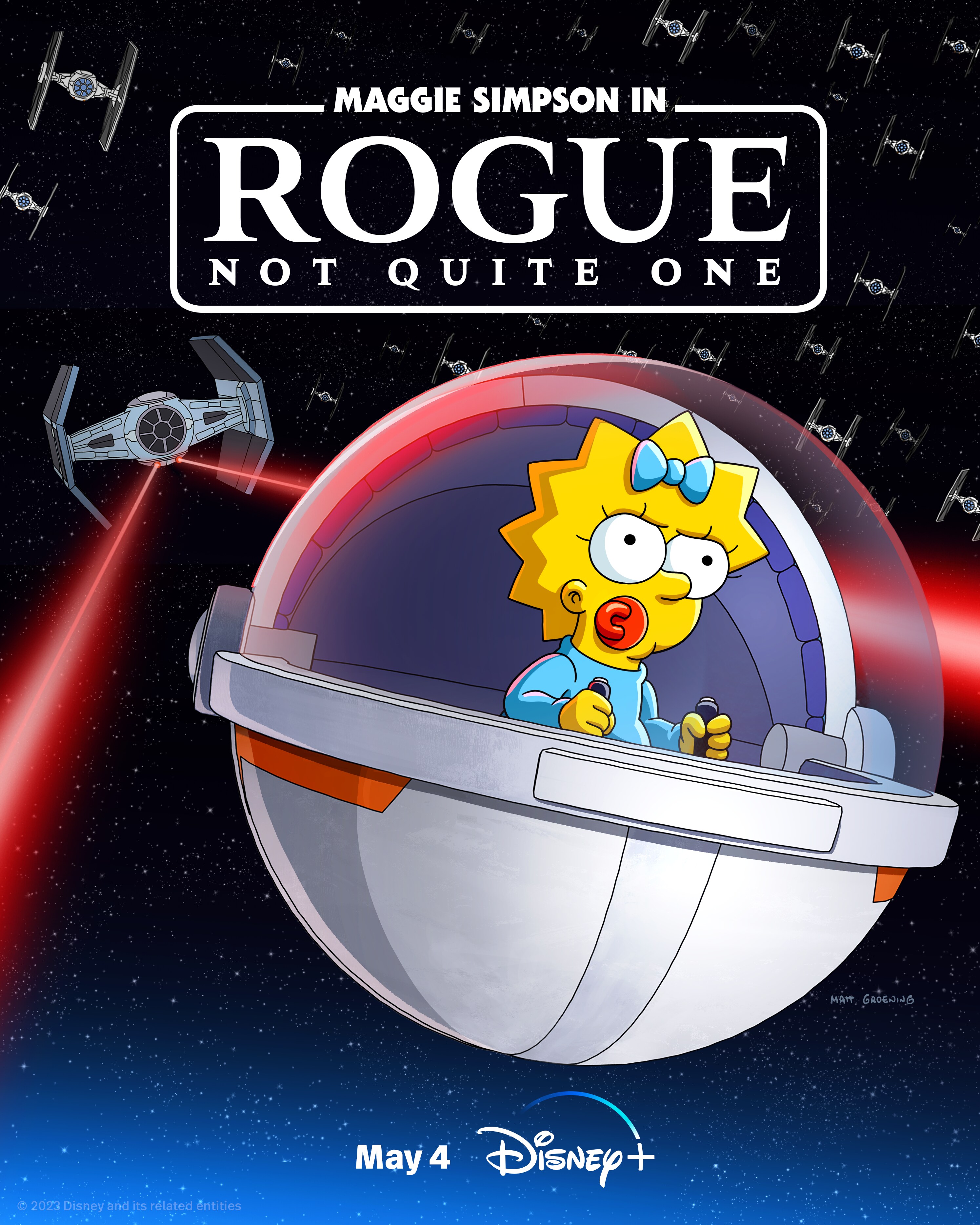 Poster of Maggie Simpson in Rogue Not Quite One