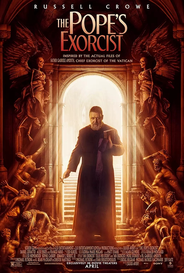 Movie poster for THE POPES EXORCIST (UA rated)