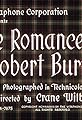 The Romance of Robert Burns's primary photo