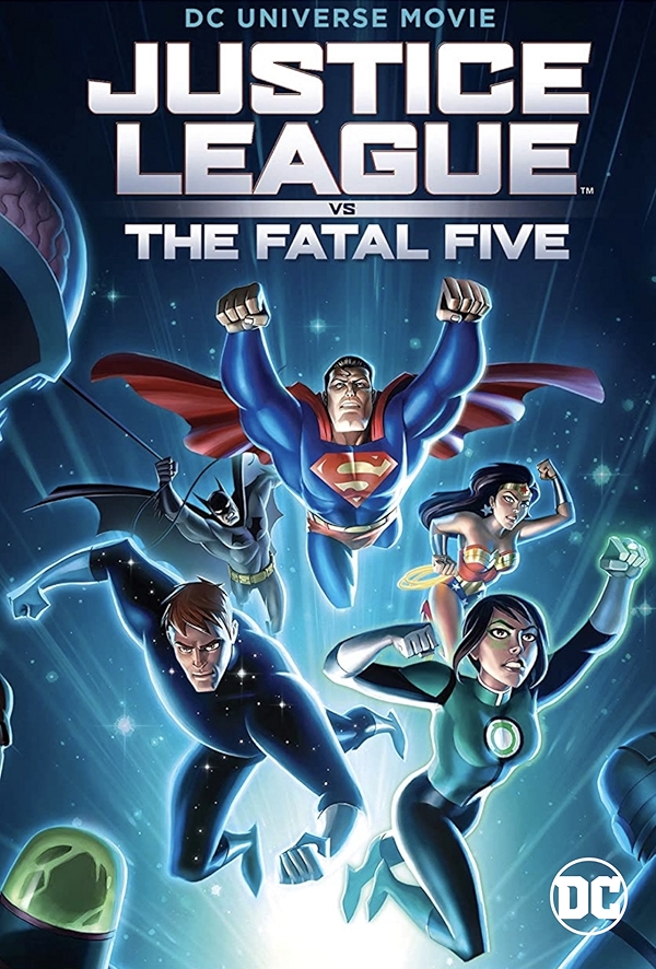 Movie poster for JUSTICE LEAGUE VS FATAL FIVE (UA rated)
