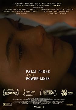 Poster of Palm Trees and Power Lines