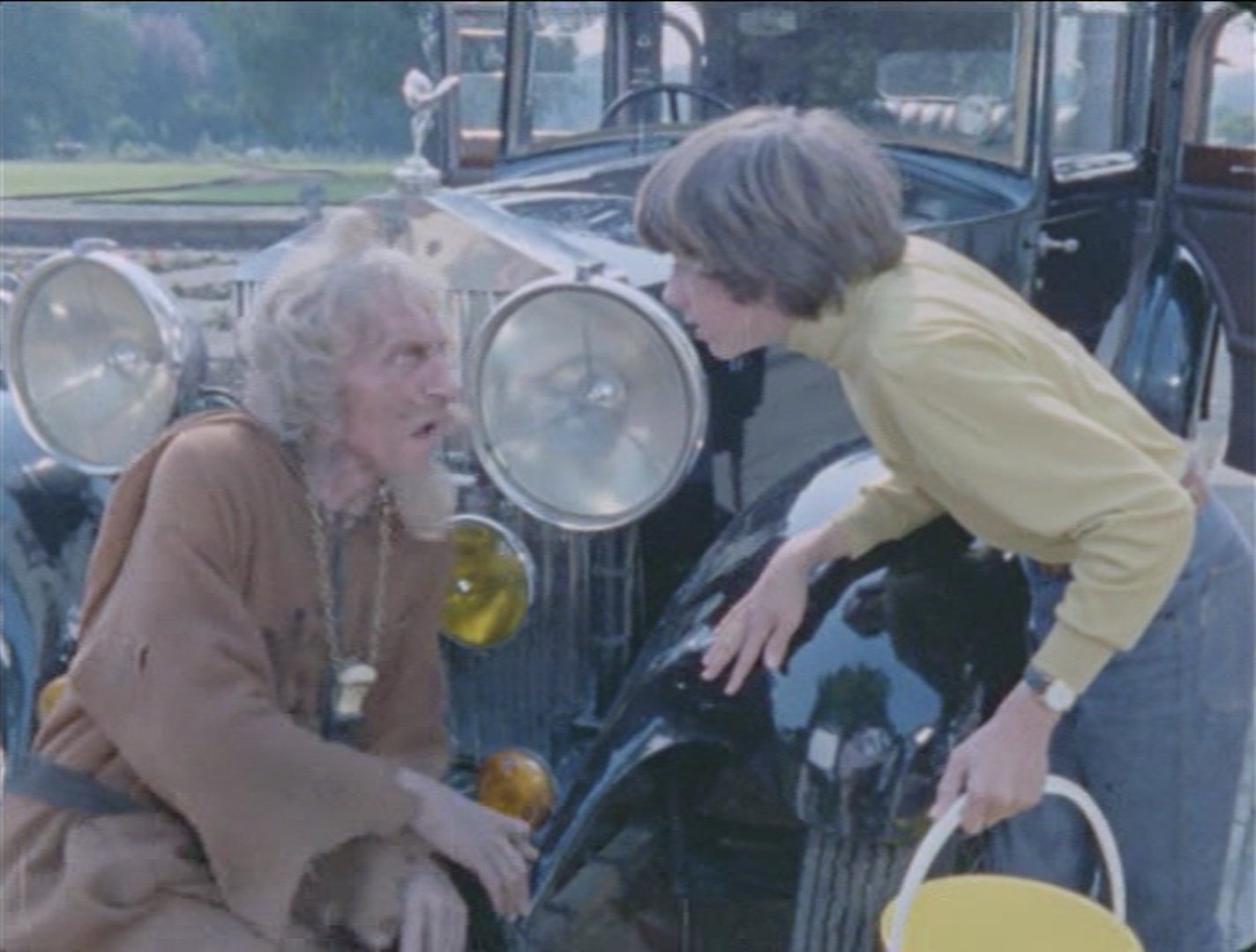 Geoffrey Bayldon and Gary Warren in Catweazle (1970)
