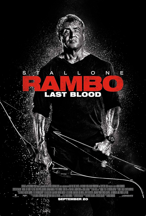 Movie poster for RAMBO : LAST BLOOD (UA rated)