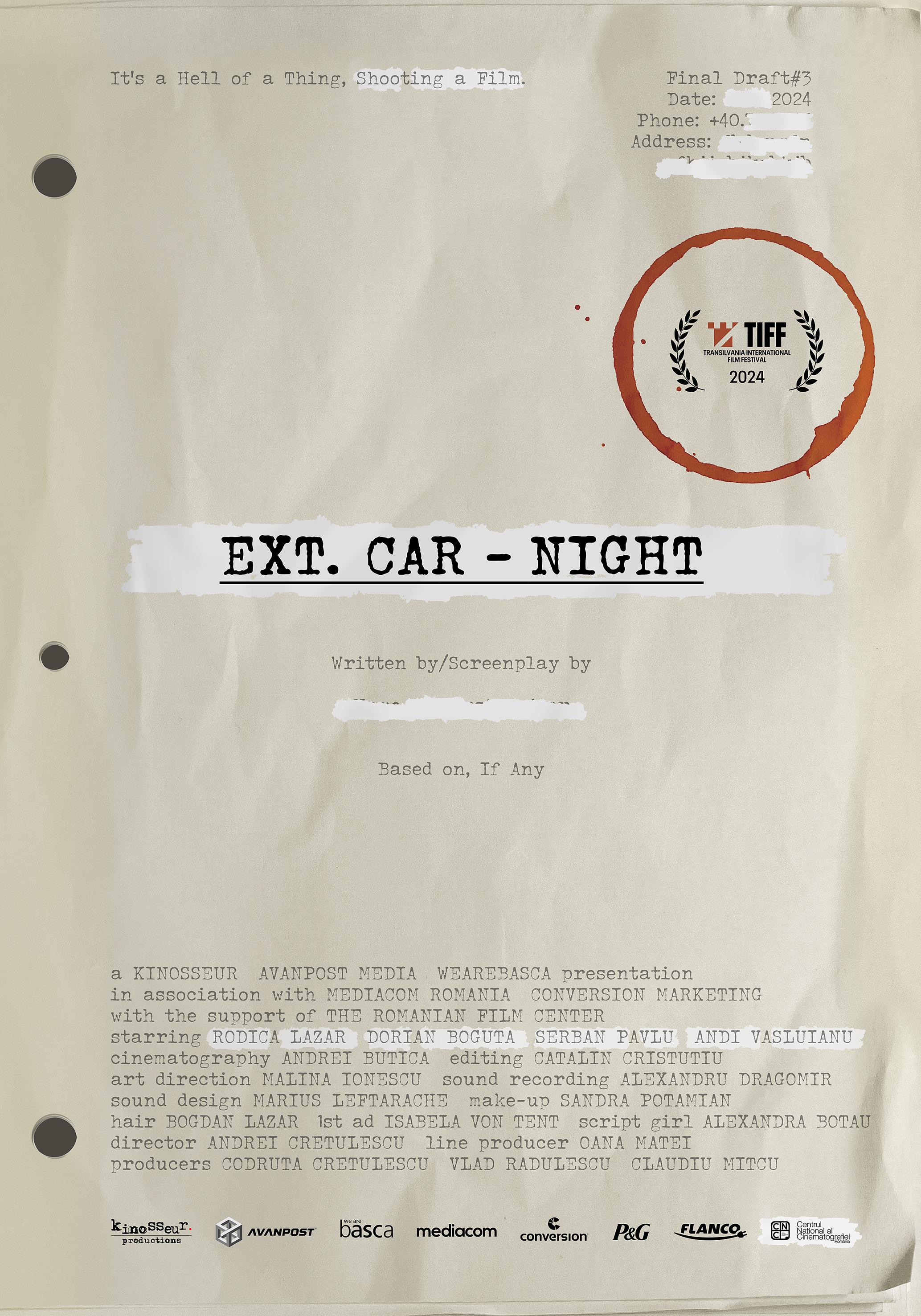 Poster of Ext. Masina. Noapte