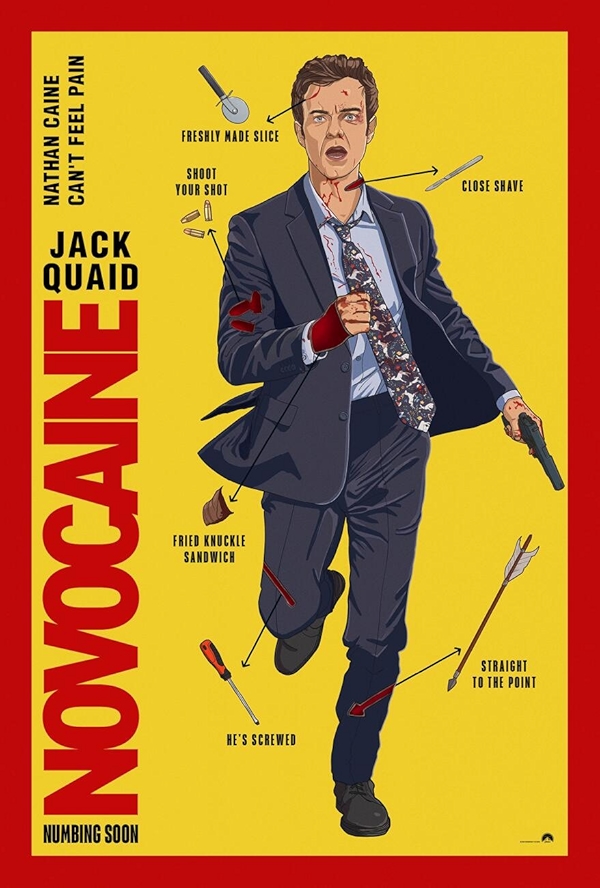 Movie poster for NOVOCAINE (A rated)