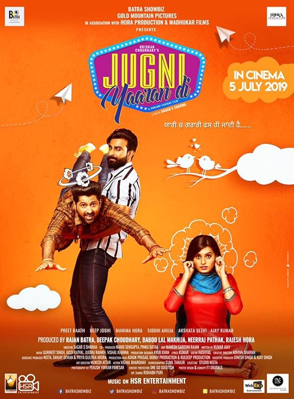 Movie poster for JUGNI YAARAN DI (UA rated)