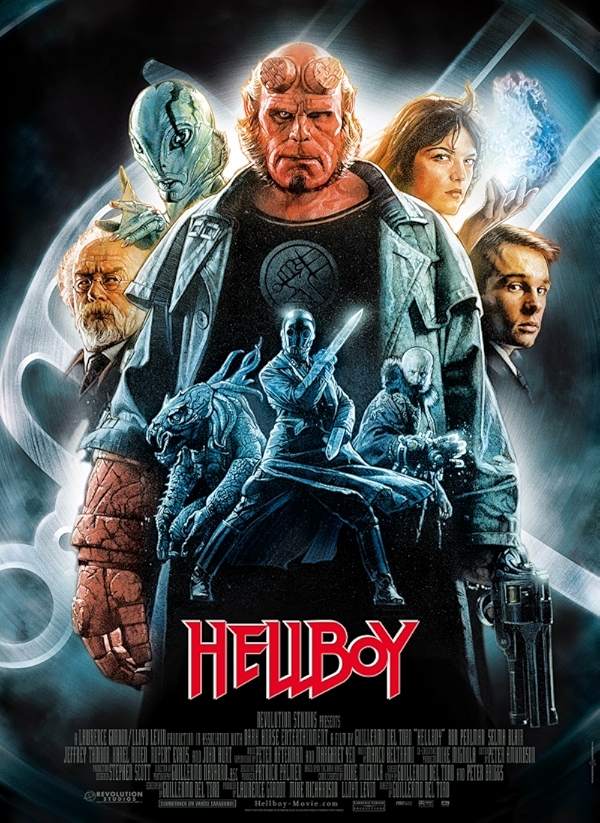Movie poster for HELLBOY (UA rated)