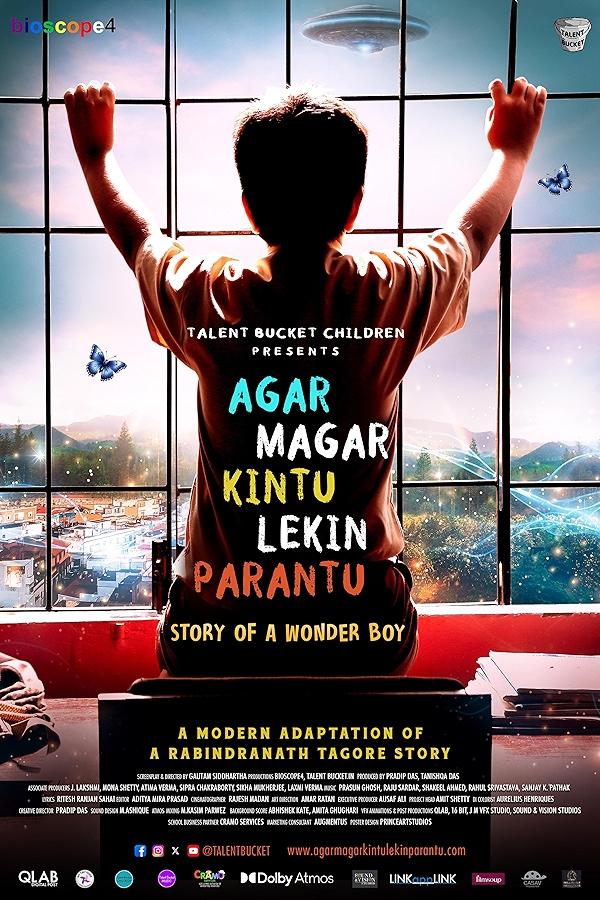 Movie poster for AGAR MAGAR KINTU LEKIN PARANTU (U rated)