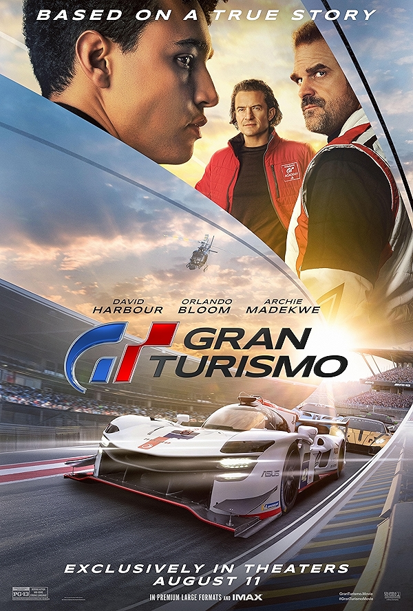 Movie poster for GRAN TURISMO (UA rated)
