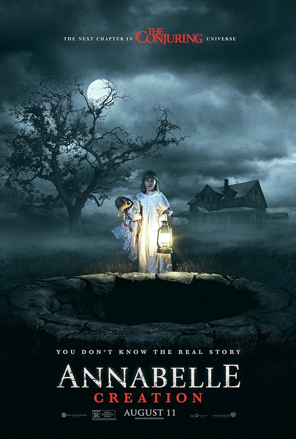 Movie poster for ANNABELLE CREATION (UA rated)