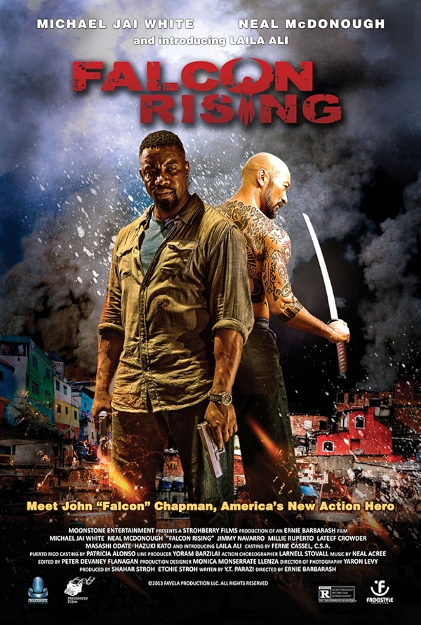 Movie poster for FALCON RISING (UA rated)