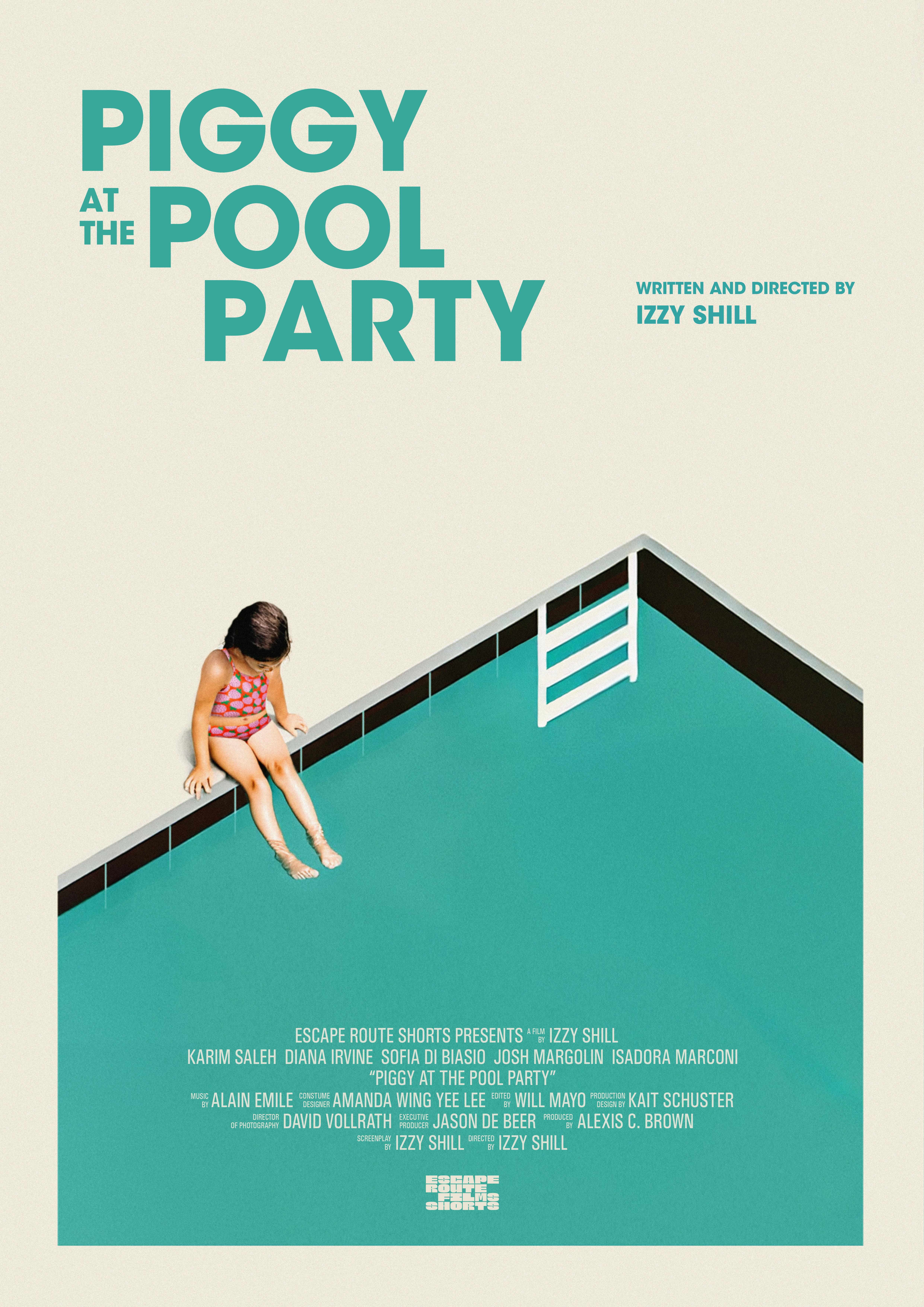 Piggy at the Pool Party