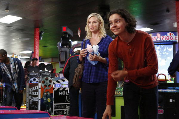 Monica Potter and Max Burkholder in Parenthood (2010)