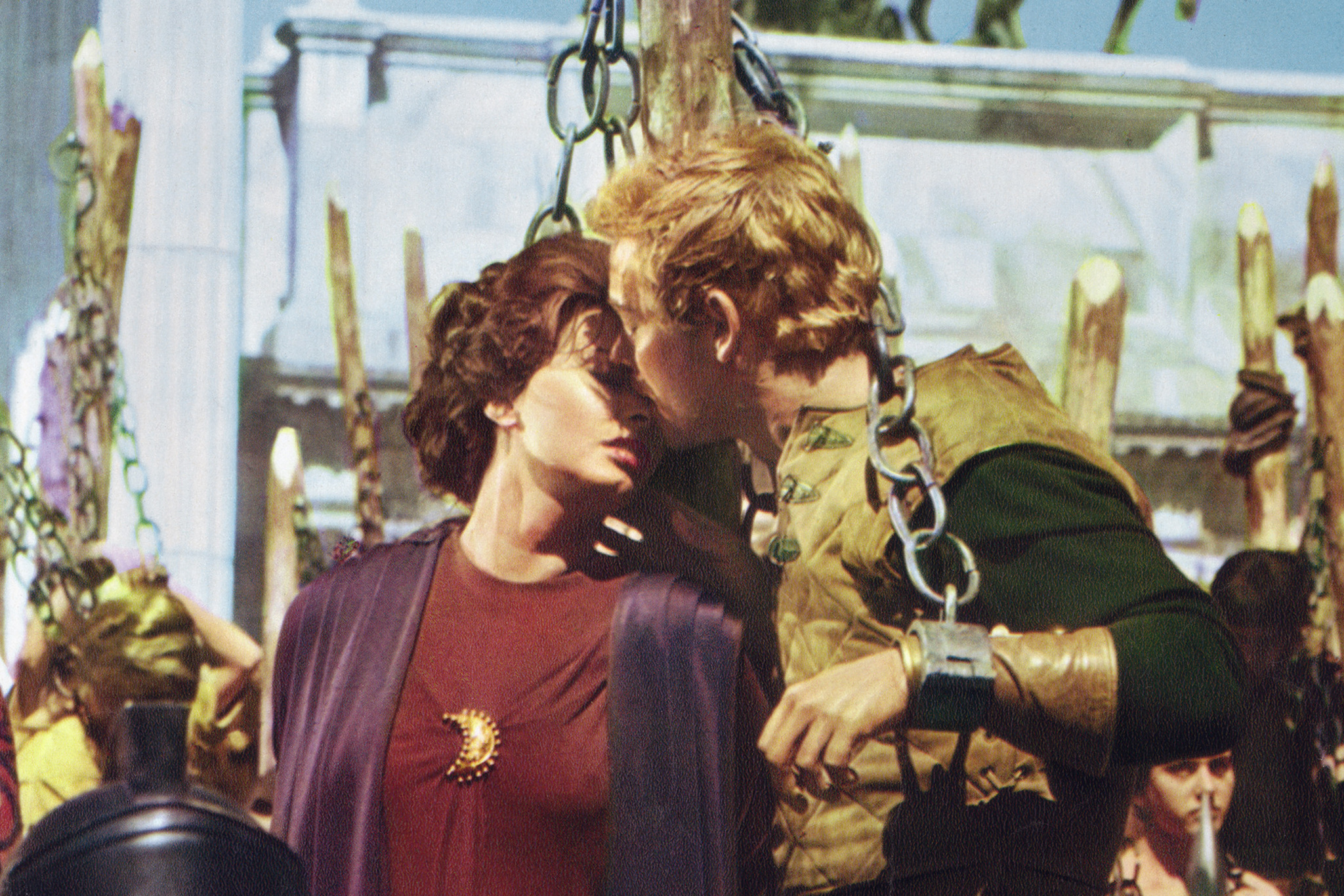 Sophia Loren and Stephen Boyd in The Fall of the Roman Empire (1964)