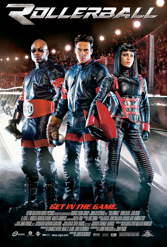 Chris Klein, LL Cool J, and Rebecca Romijn in Rollerball (2002)