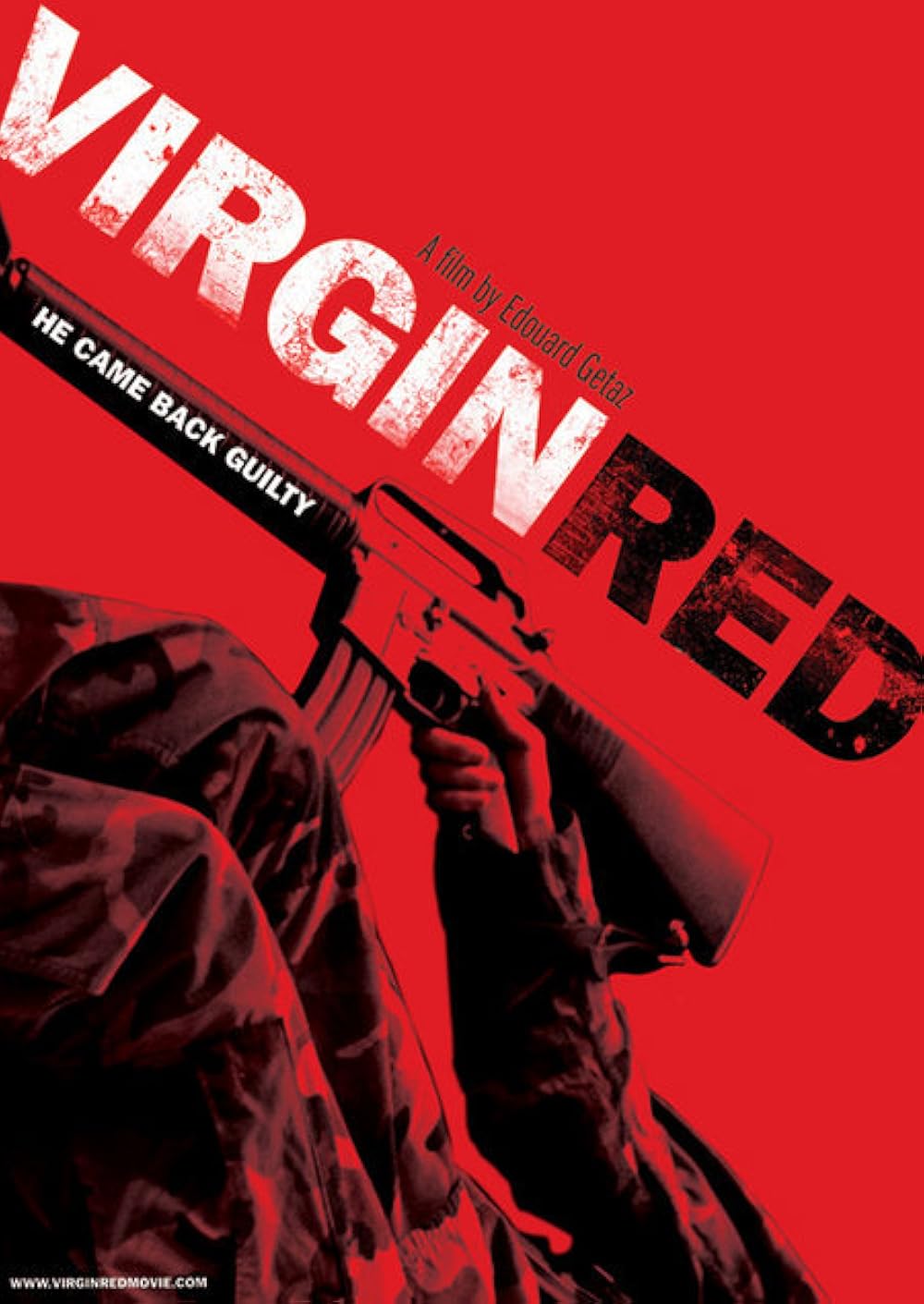 Red virgin. Virgin red. red poster.