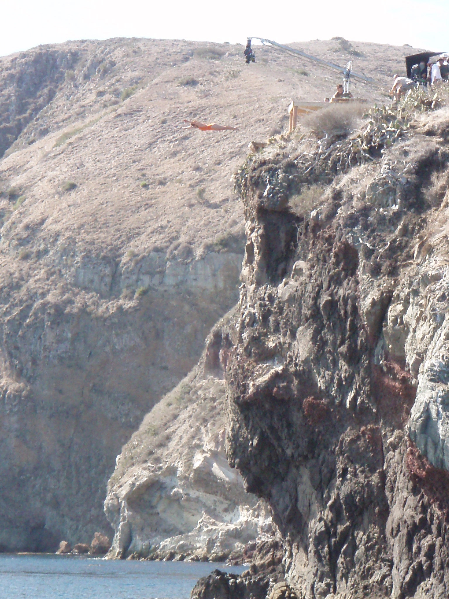 70' cliff dive for Mastercard Commercial