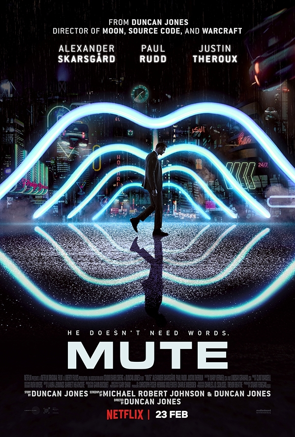 Movie poster for MUTE (UA rated)