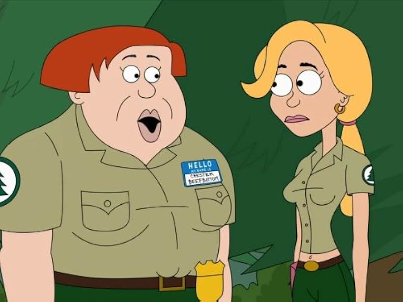 Roger Black and Natasha Leggero in Brickleberry (2012)