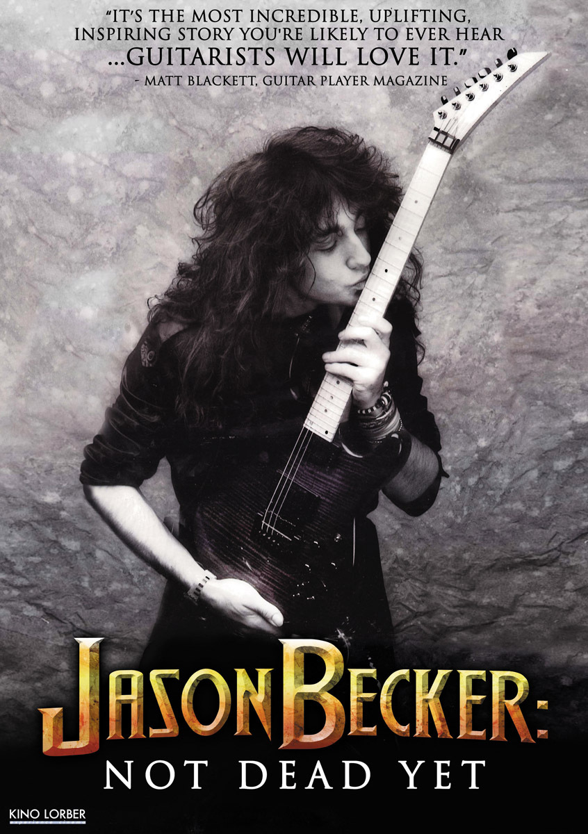 JASON BECKER not dead yet プリント　Tシャツ ジェイソンベッカー Not Dead Yet 不死身の天才ギタリスト T