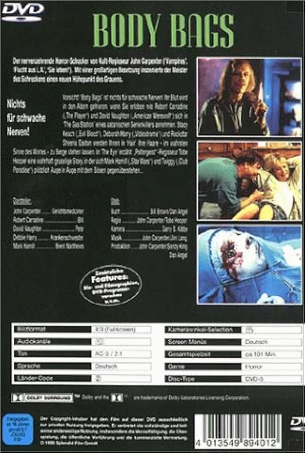 その他 Body Bags [DVD] Amazon.com: Body Bags : Tobe Hooper, Robert Carradine, Stacy