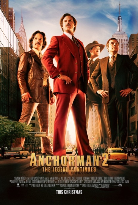 Poster for ‘Anchorman 2: The Legend Continues’