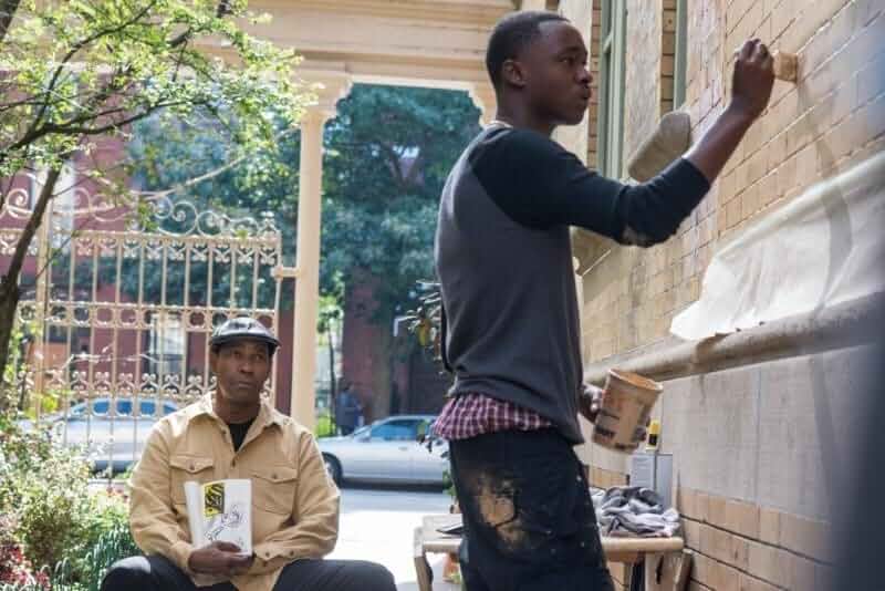 Denzel Washington and Ashton Sanders in The Equalizer 2 (2018)