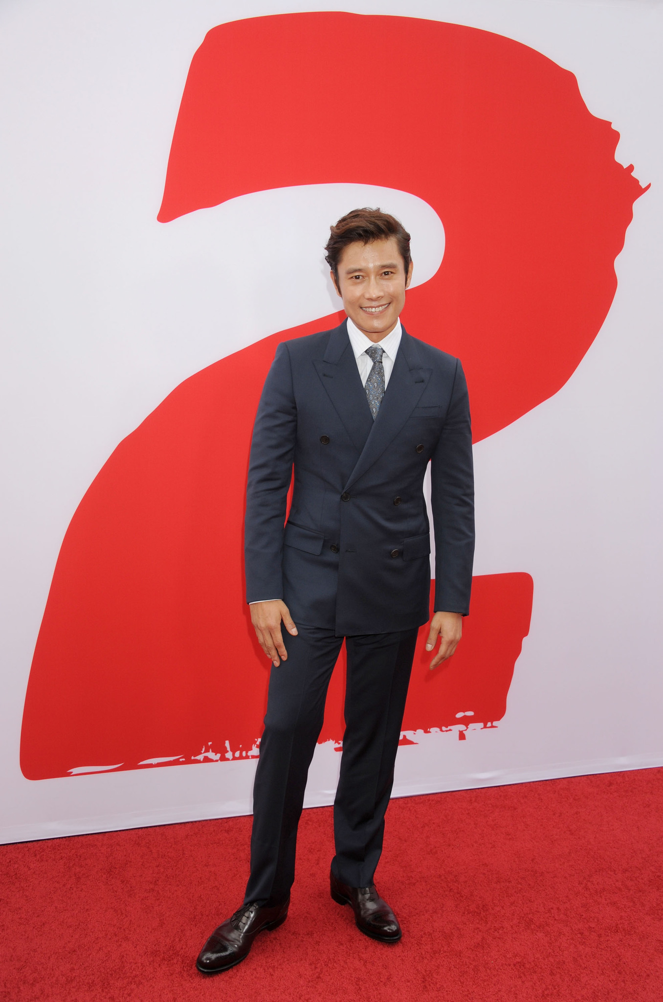 Lee Byung-hun at an event for RED 2 (2013)