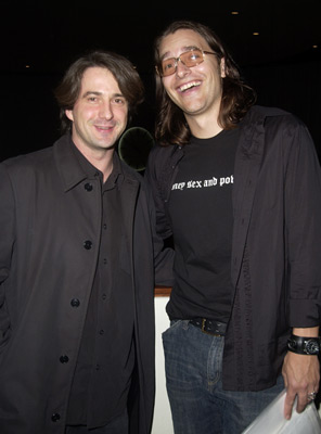 Shane Kuhn and Marco Weber at an event for All the Queen's Men (2001)