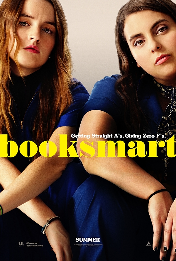 Movie poster for BOOKSMART (UA rated)